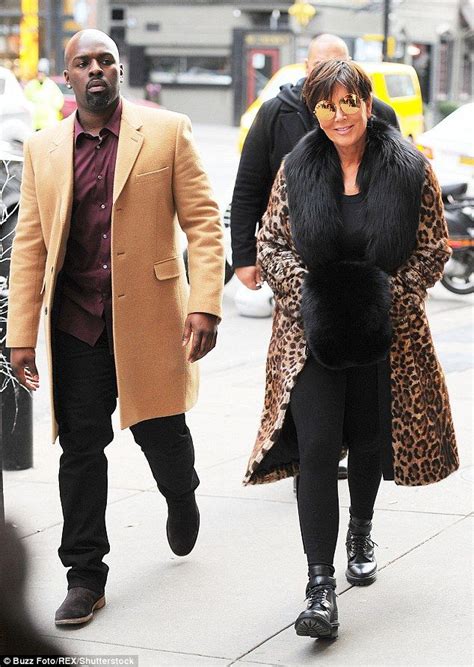 kris jenner gucci fur jacket|Kris Jenner dons lavish fur coat just like her daughters in NYC.